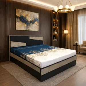 Executive Dark Wood Bed