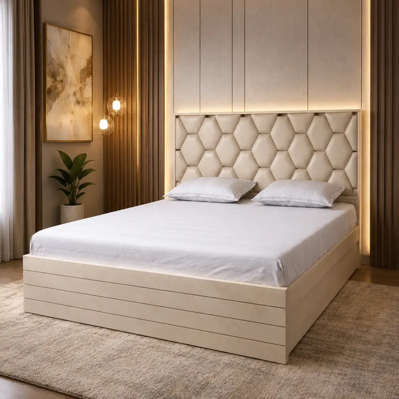 Diamond Tufted Luxury Bed