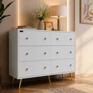 Luma 6-Drawer Console