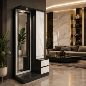 Modern Black Frame Dressing Unit