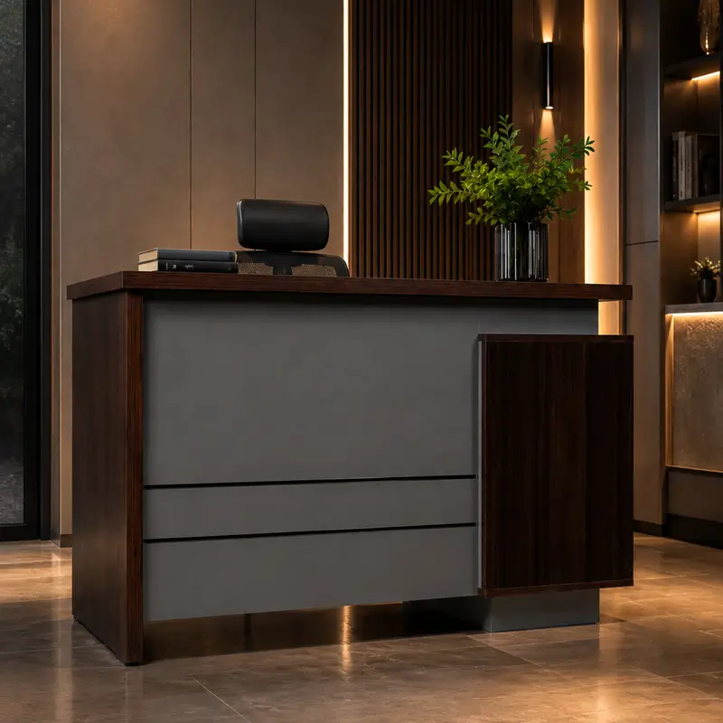 Modern Storage Executive Desk